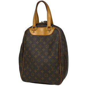 Louis Vuitton Excursion Shoe Case Handbag Monogram Brown